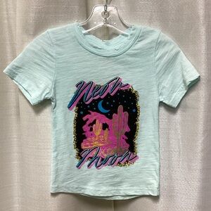 Kids Light Blue Graphic Tee